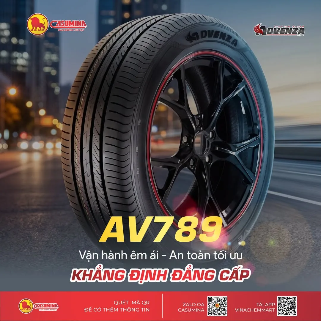 Lốp xe Advenza của Casumina chinh phục thị trường Mỹ